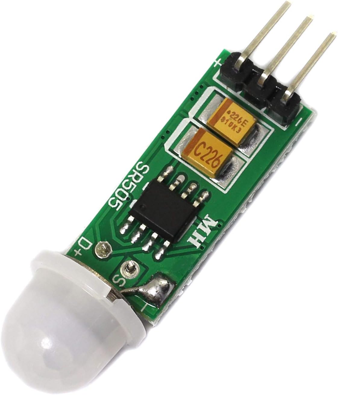 Capteur infrarouge passif HC-SR505 monté sur carte, idéal pour Arduino et automatisation